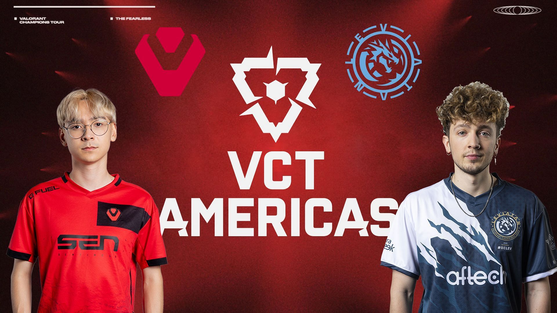 Sentinels vs Leviat&aacute;n at VCT Americas League 2023 (Image via Sportskeeda)