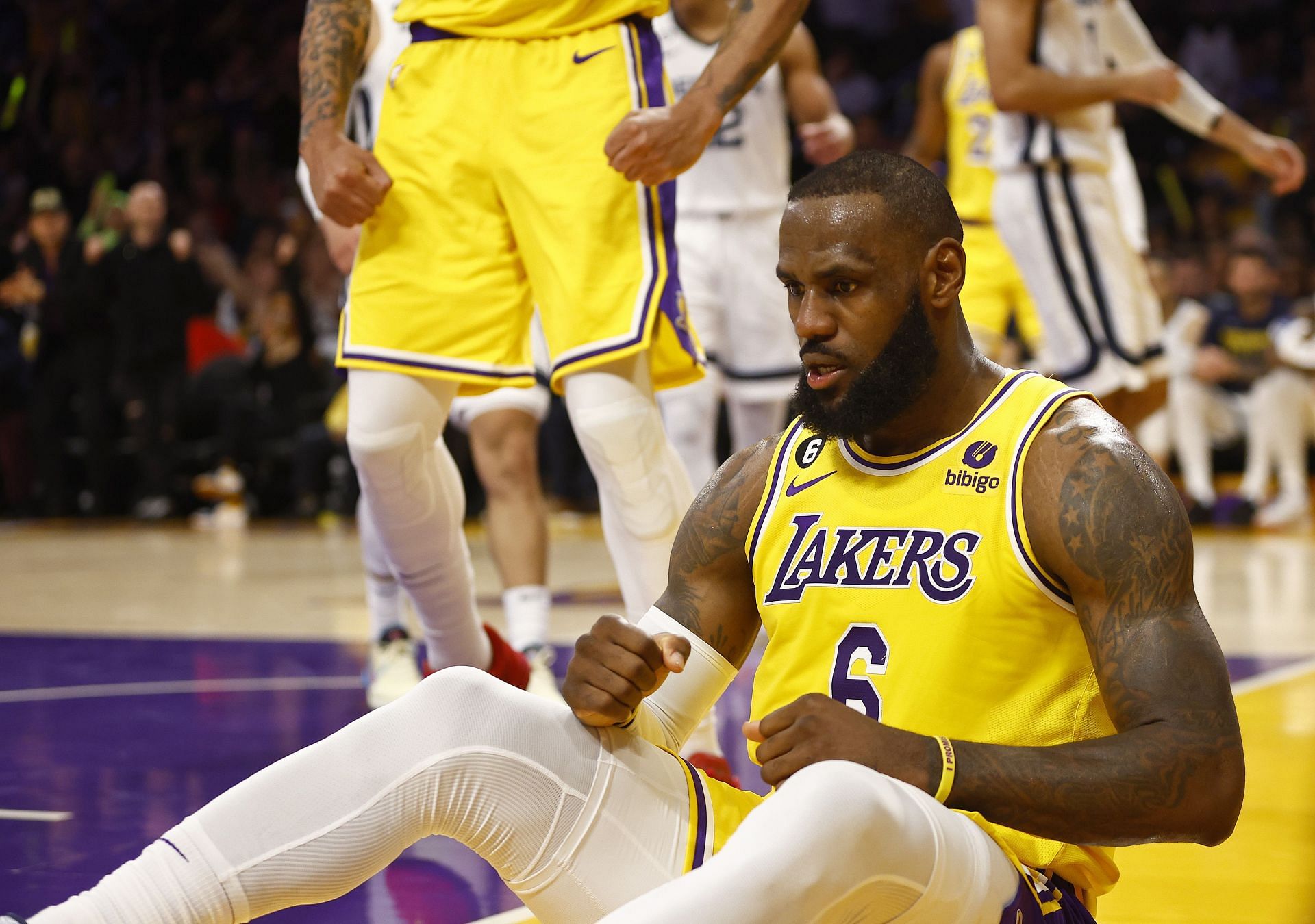 James was very efficient in Game 6 against the Grizzlies (Image via Getty Images)