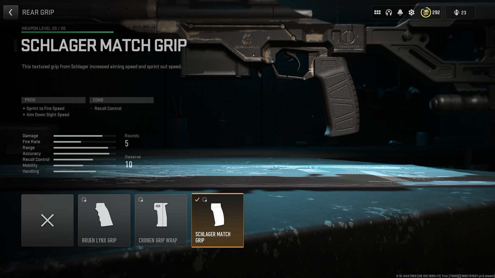 Schlager Match Grip (Image via Activision)