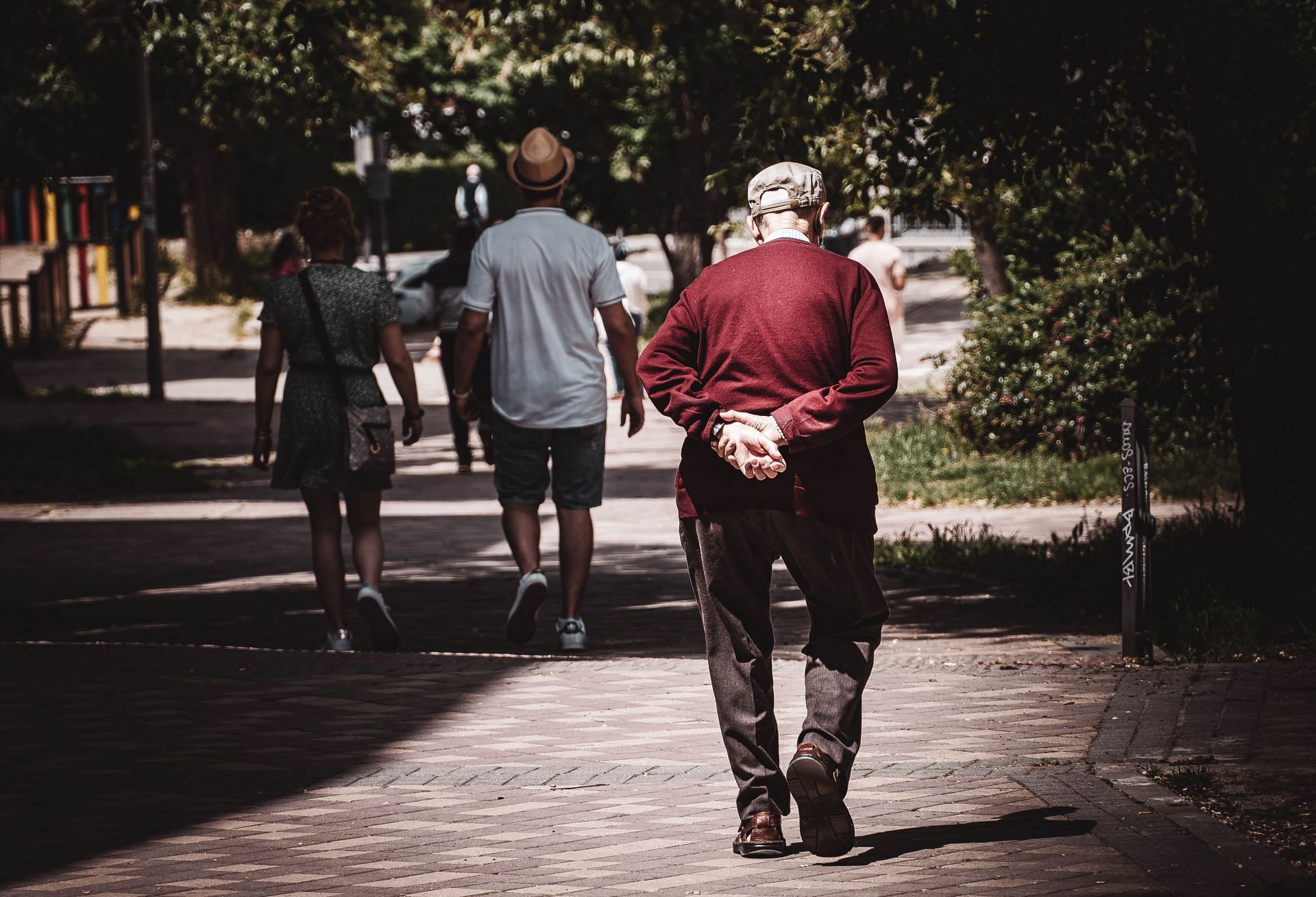 Its crucial to get moving as you age. (Image via Unsplash/ Jose Antonio Gallego Vazquez)