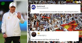“Killing his talent”, “Someone tell the old man” – Real Madrid fans furious with Ancelotti for decision involving one player for Almeria clash