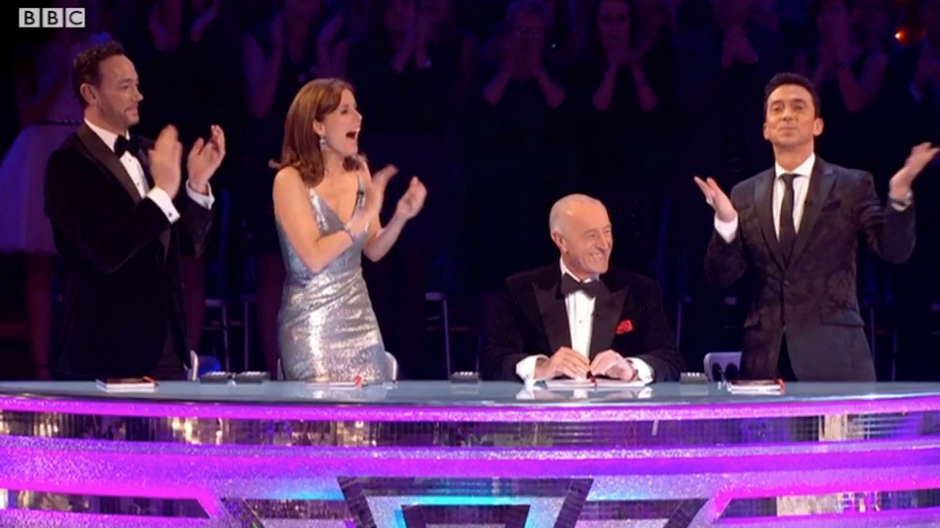 Len Goodman on the panel of Strictly Come Dancing (Image via BBC)