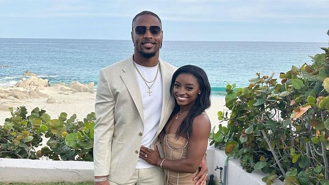 "Marriage license secured" - Simone Biles and Jonathan Owens are one step closer to their dream wedding