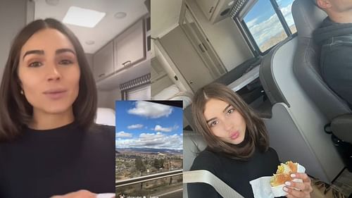 Olivia Culpo shared a reel of her recent RV trip with boyfriend Chirstian McCaffrey and how much they were enjoying it.