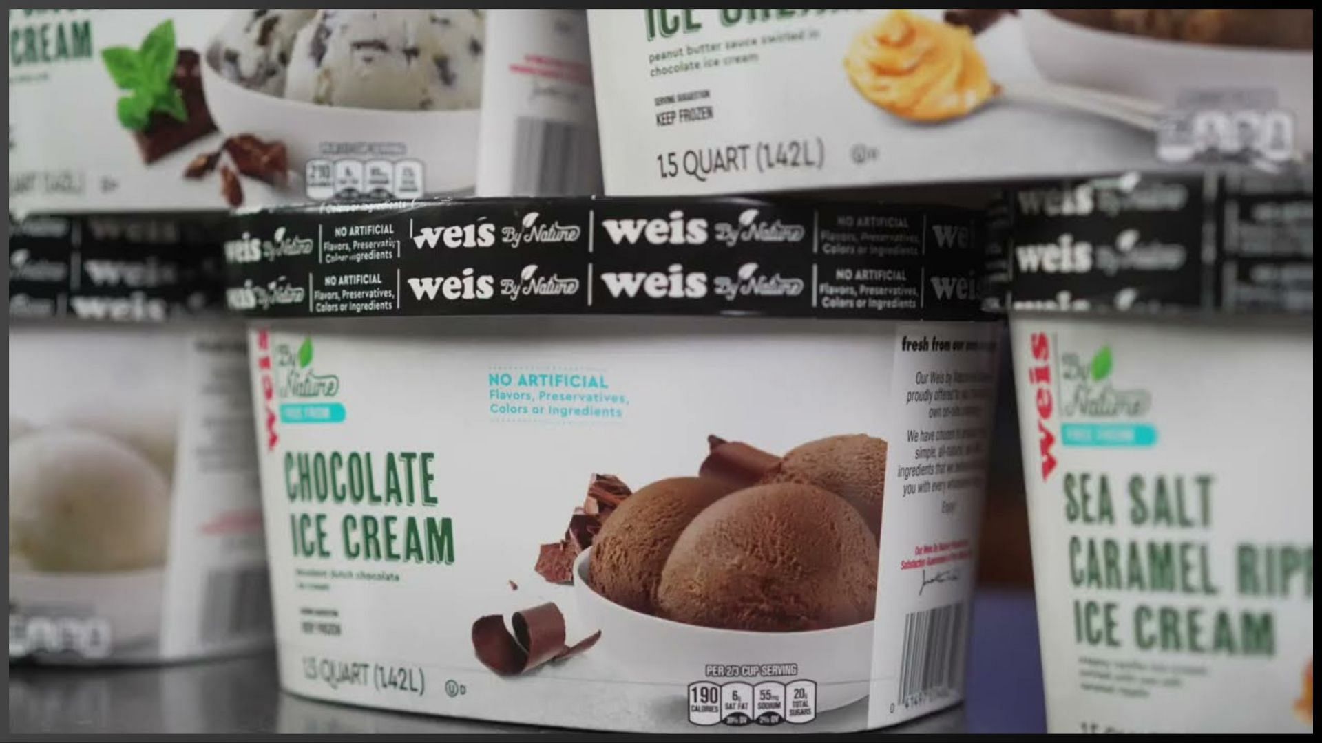 Weis By Nature Ice Cream 11 flavors! (Image via Weis Markets)