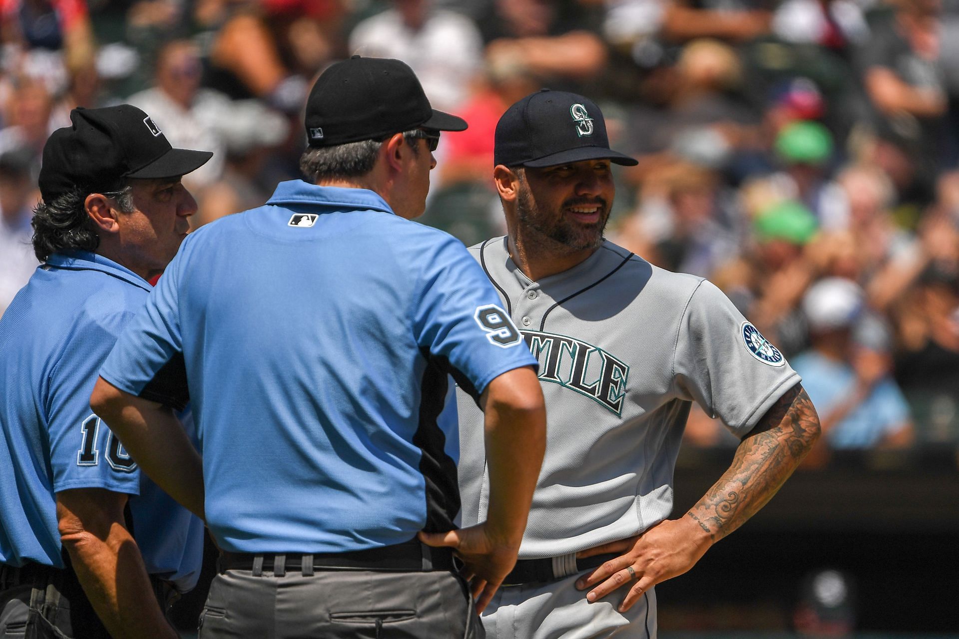 Phil Cuzzi has ejected all three of the ejected pitchers since the introduction of routine checks.