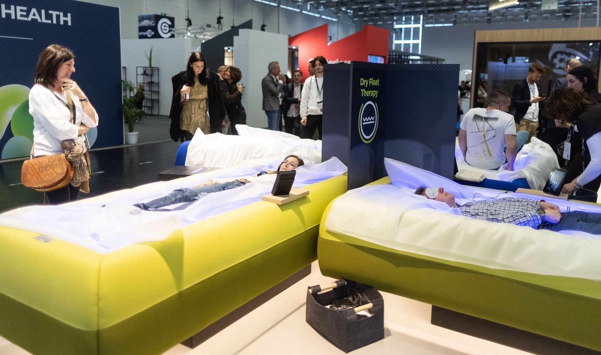 Innovations in recovery techniques displayed at FIBO Cologne (Image via Getty)