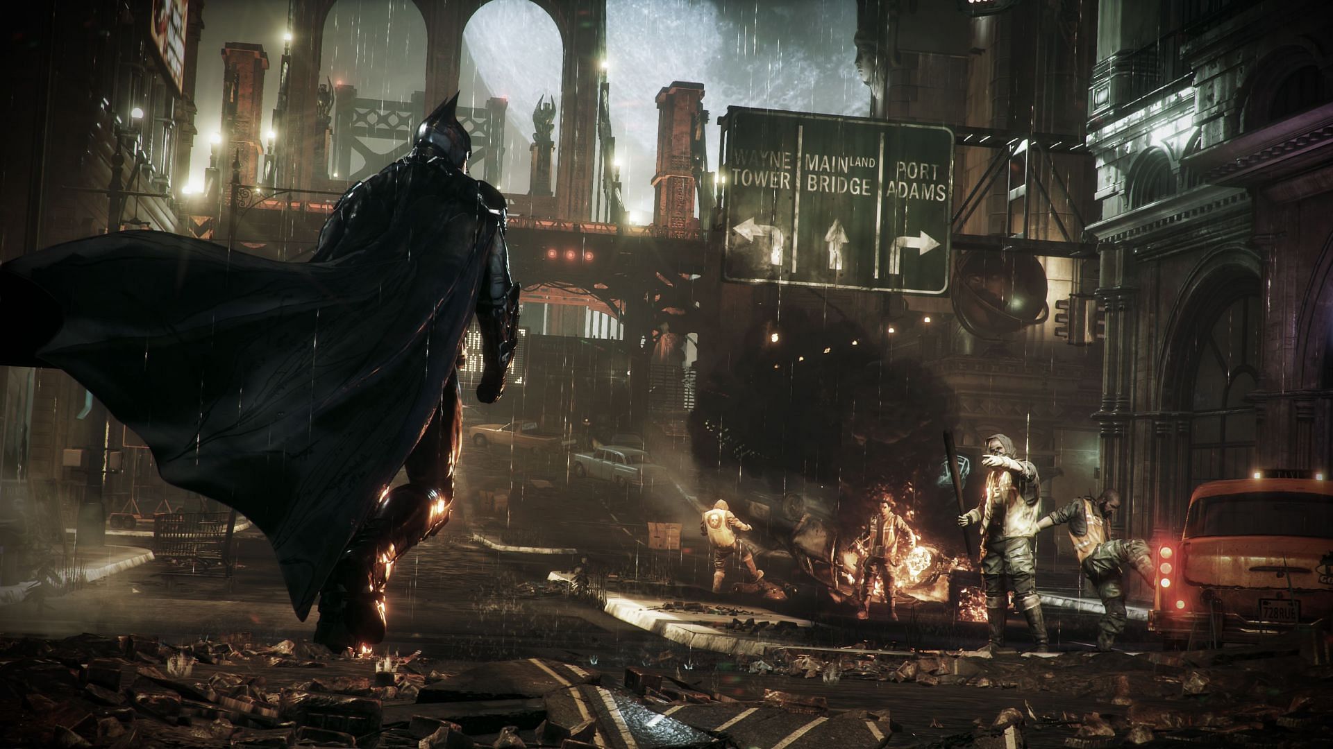 Play as the Caped Crusader in Arkham Knight (Image via DC)