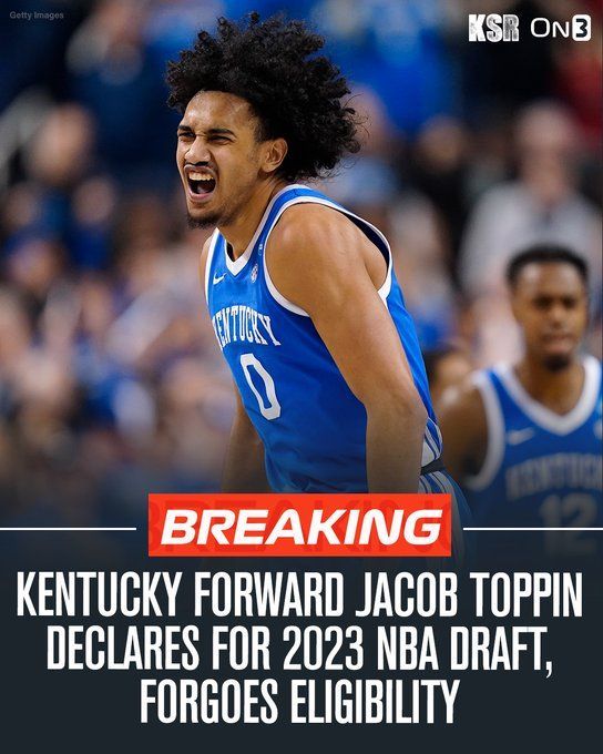 2023 NBA Draft: Kentucky's Jacob Toppin to join NY Knicks