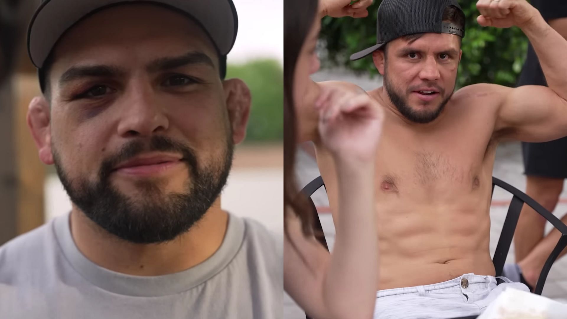 Henry Cejudo &amp; Kelvin Gastelum [Images courtesy of Henry Cejudo on YouTube]