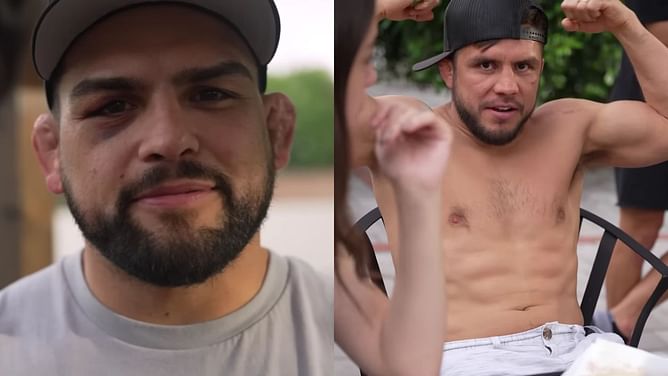 Henry Cejudo shows off new ripped body whilst celebrating with Kelvin Gastelum for winning UFC 287 thriller
