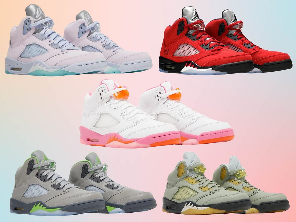 5 best Air Jordan 5 colorways (Image via Sportskeeda)