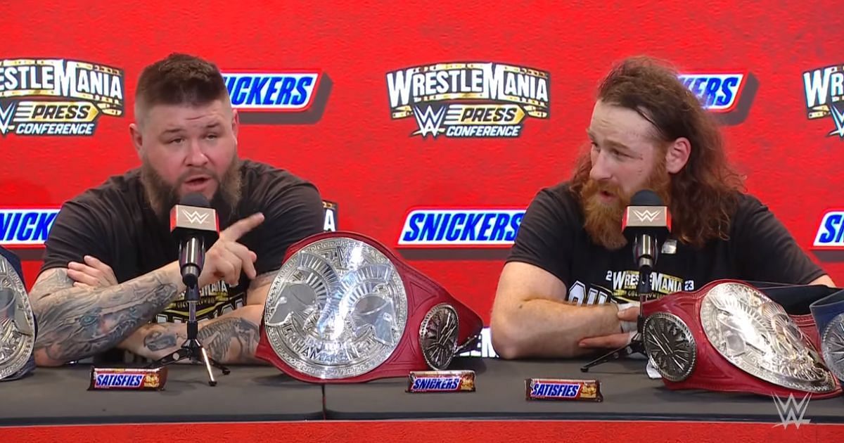 Kevin Owens and Sami Zayn are your new undisputed tag team champions!