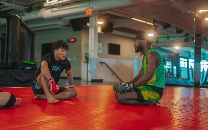 Surging prospect Raul Rosas Jr. trains with reigning UFC champion as he looks to recover from recent setback