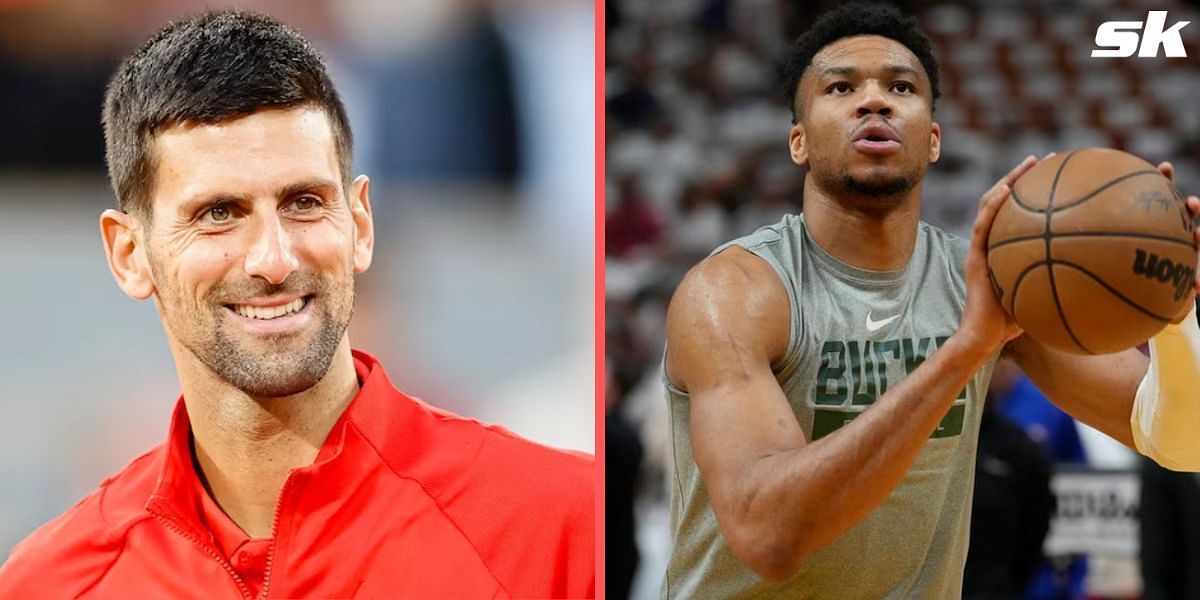 Novak Djokovic Giannis Antetokounmpo