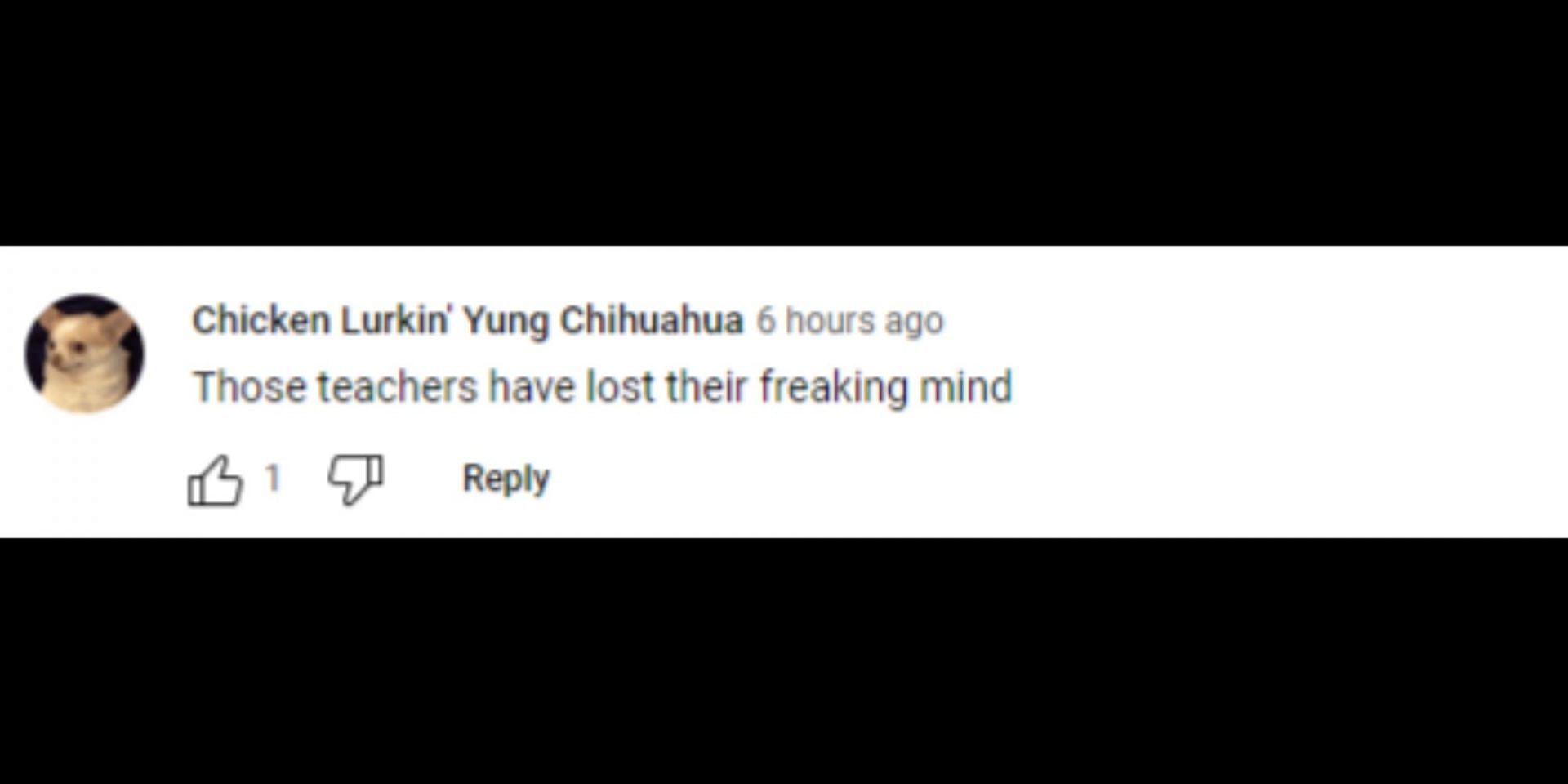 Netizens react to the lunchroom incident. (Image via YouTube/@FOX59 News)