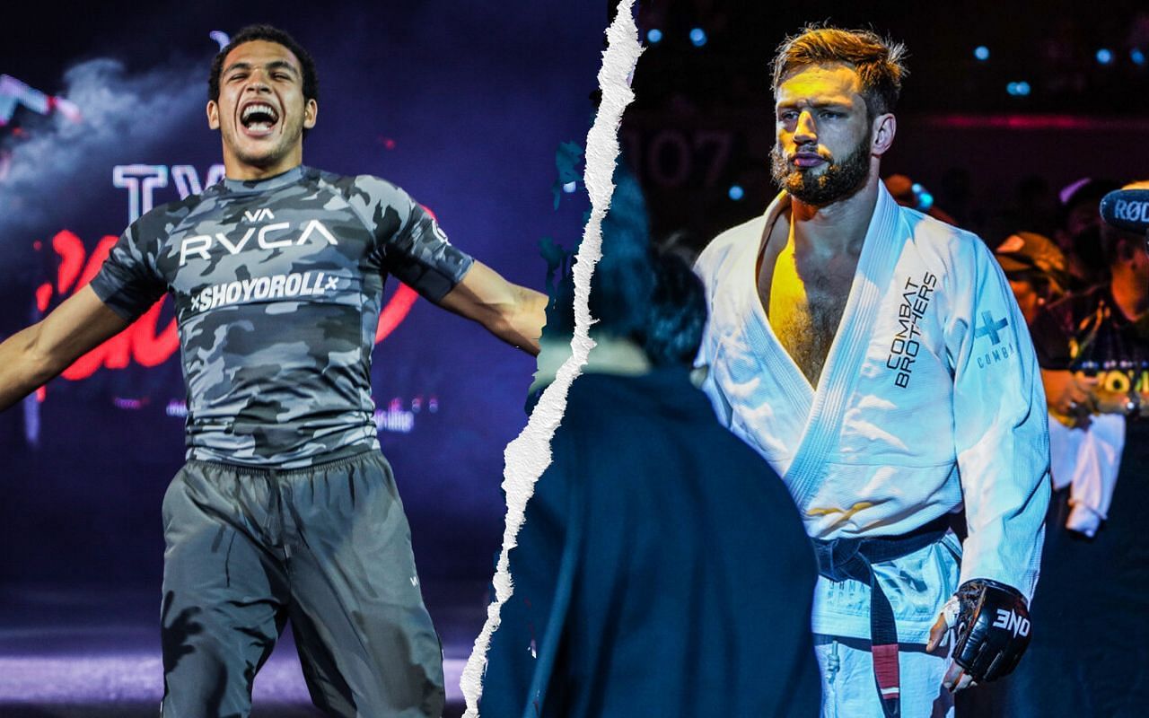 Tye Ruotolo (Left) faces Reinier de Ridder at ONE Fight Night 10 on May 5
