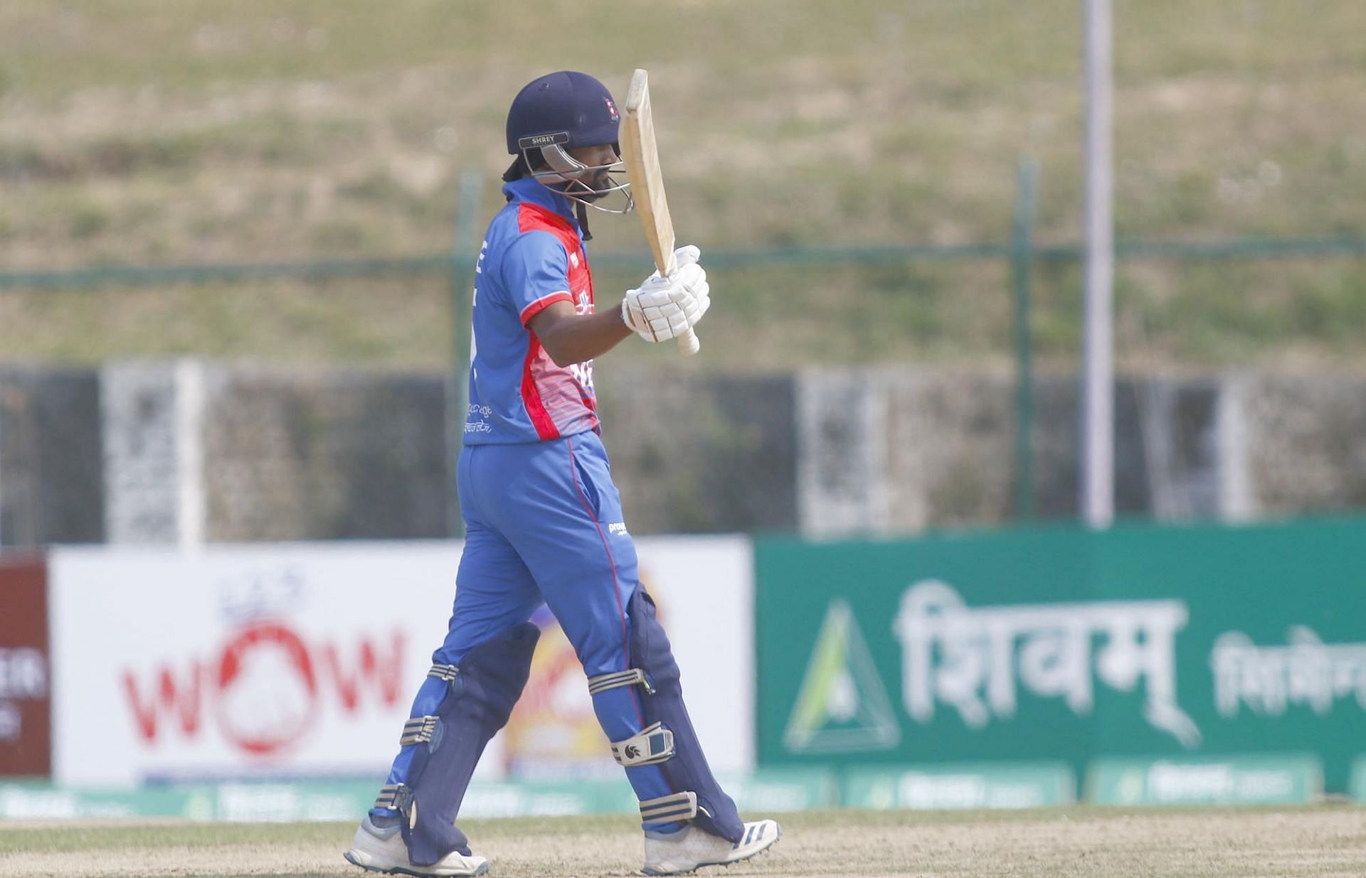Dipendra Singh-Airee in action for Nepal (PC: Cricket Association of Nepal)