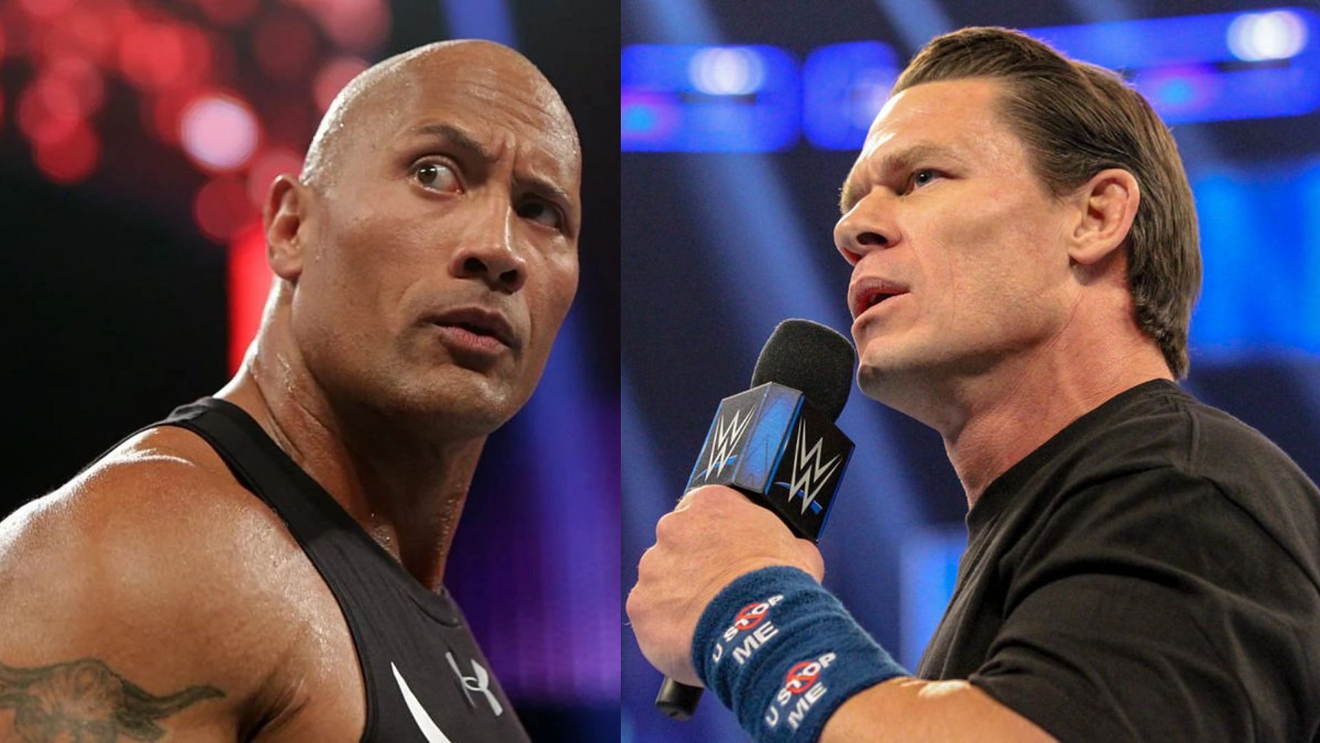 The Rock and John Cena are megastars.