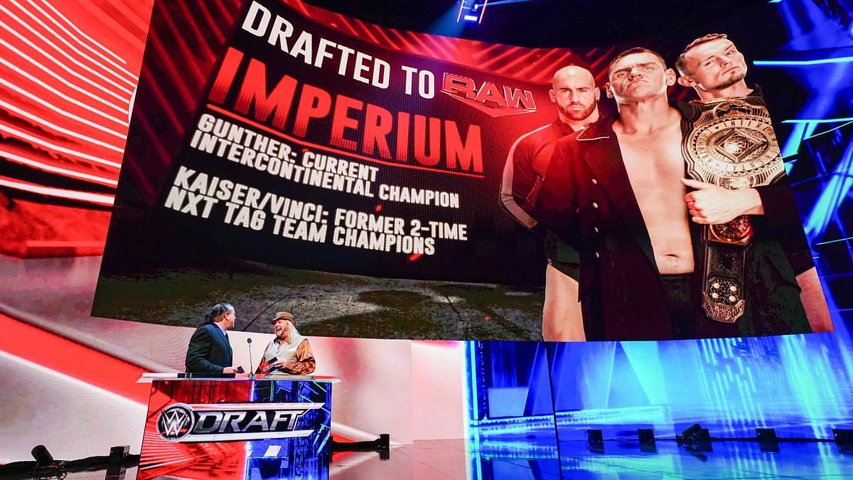 The Imperium was drafted to Monday Night RAW