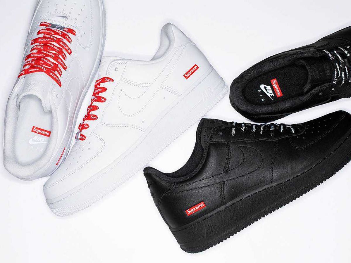 Take a look at the two colorways of the collab launch (Image via Supreme)