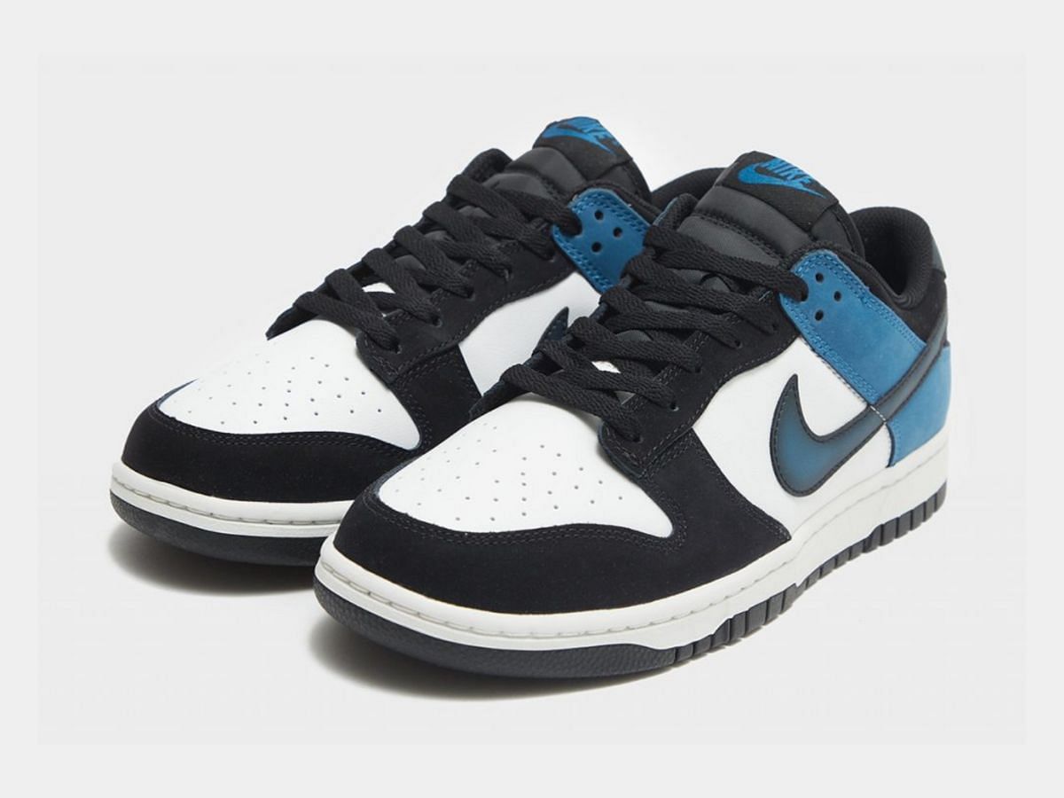 Nike Dunk Low &ldquo;Black Industrial Blue&rdquo; sneakers (Image via Nike)