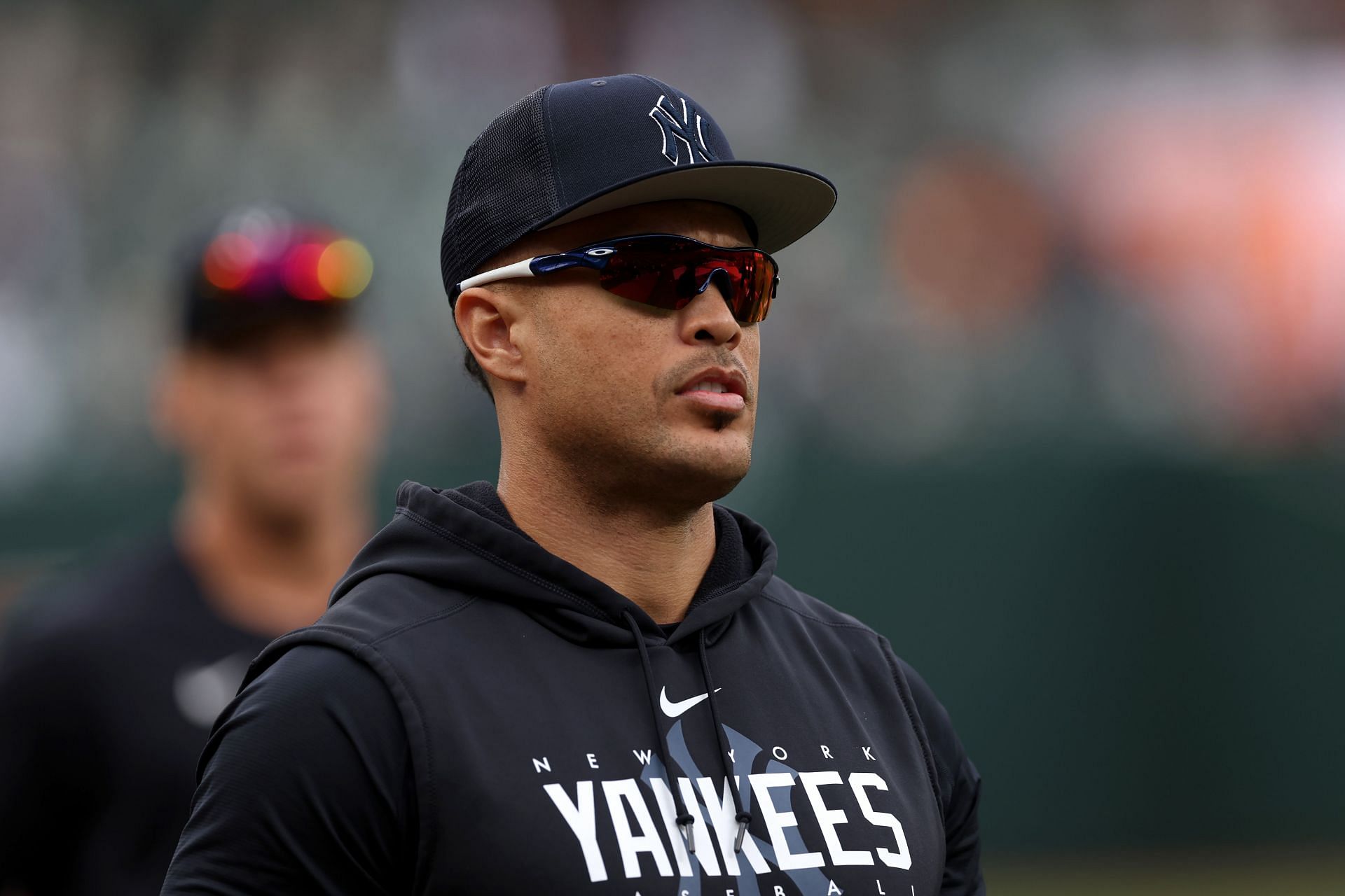 Giancarlo Stanton 27 New York Yankees baseball player 400