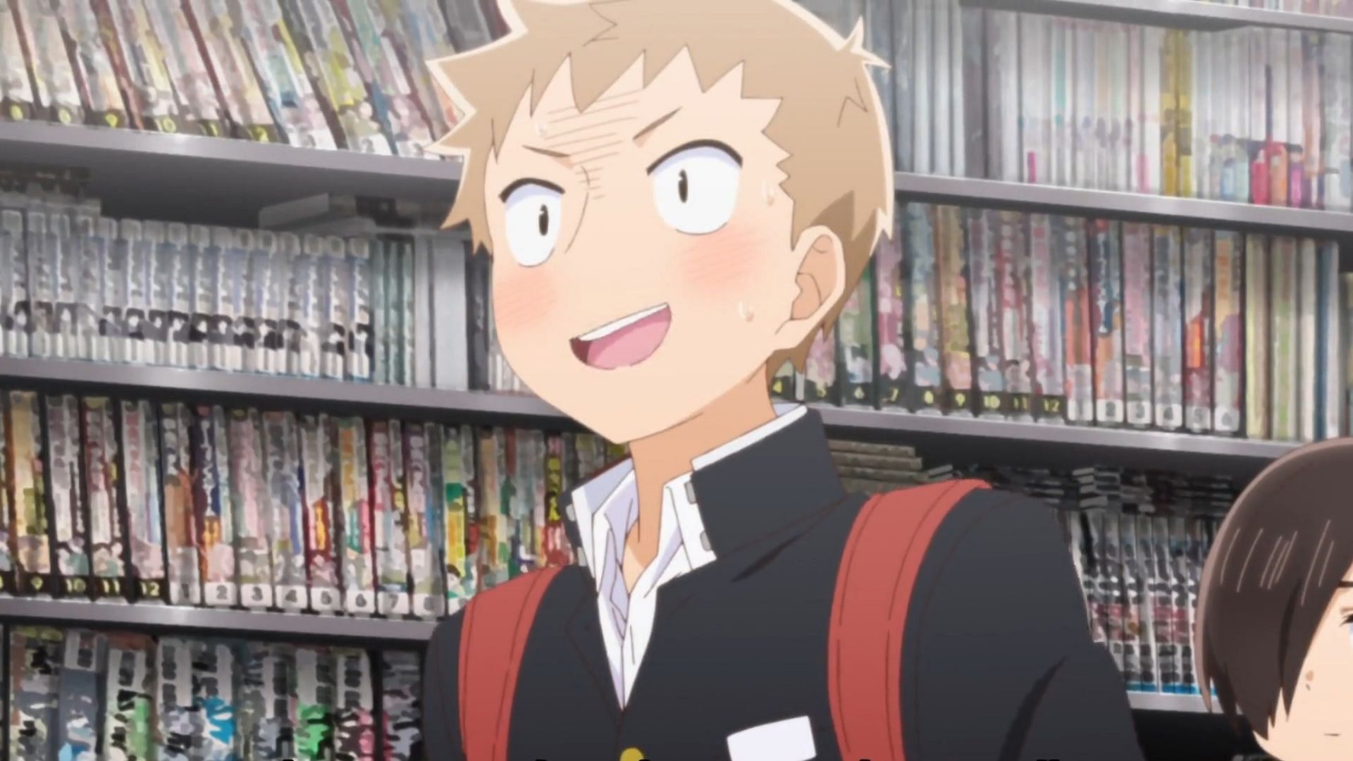 Adachi as seen in the anime (Image via Shin-Ei Animation)