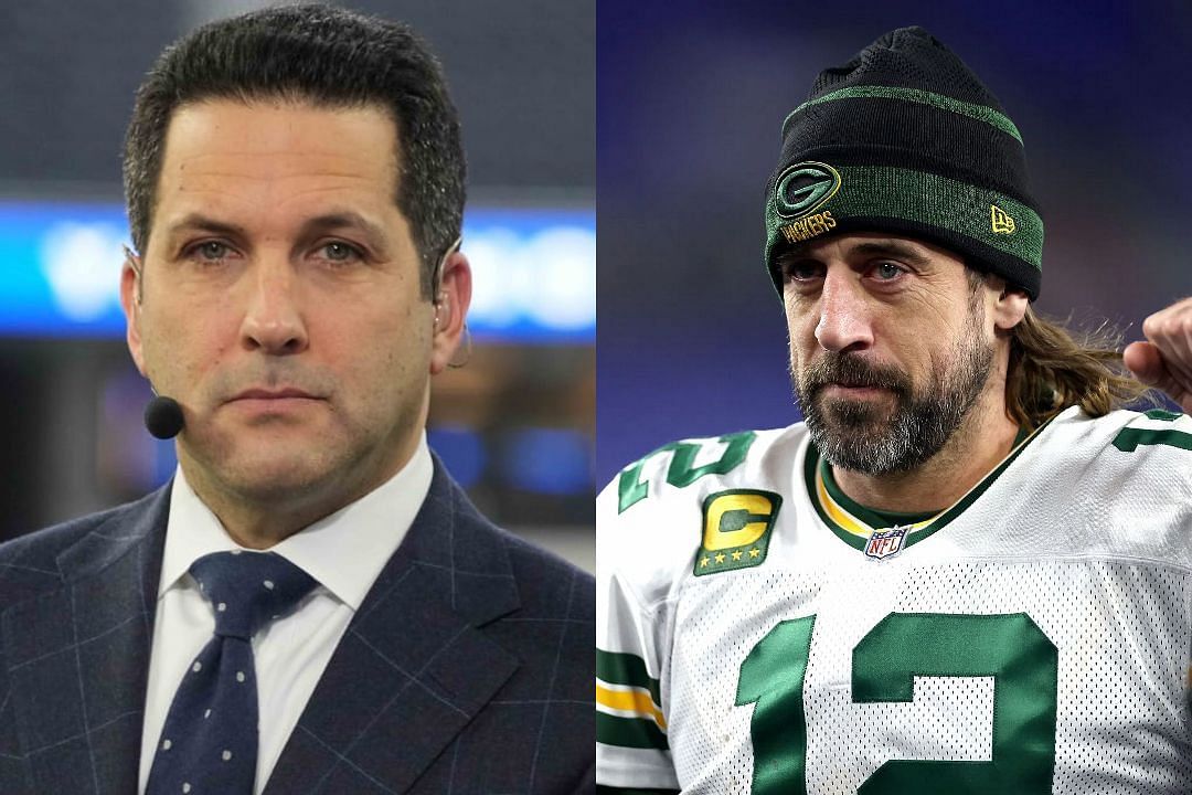 Adam Schefter and Aaron Rodgers