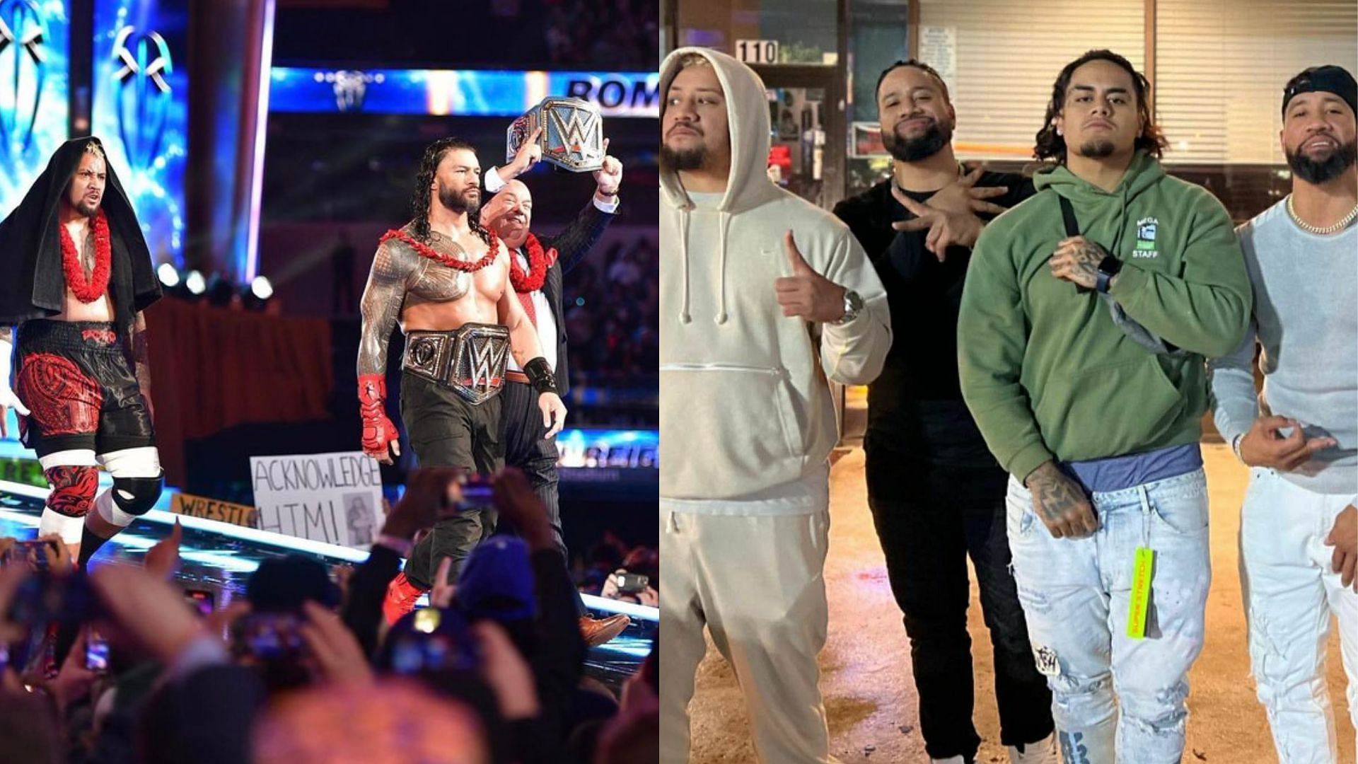 Zilla Fatu sent a message to his family members