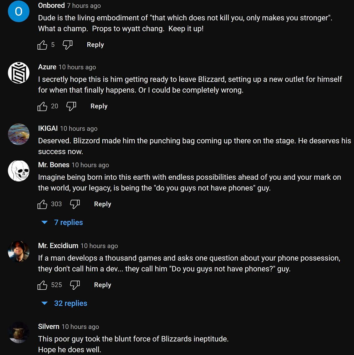 Fans in the YouTube comments section reacting to the streamer&#039;s clip (Image via Asmongold Clips/YouTube)