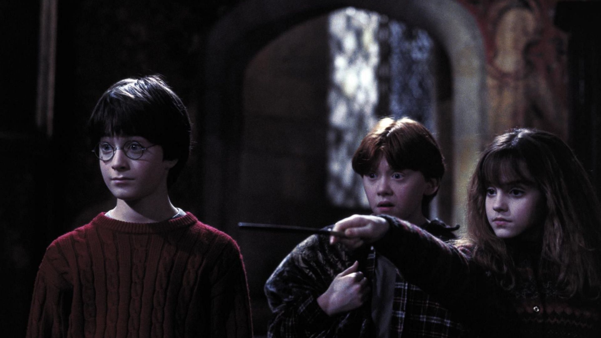 Harry, Ron and Hermoine (Image via IMDB)