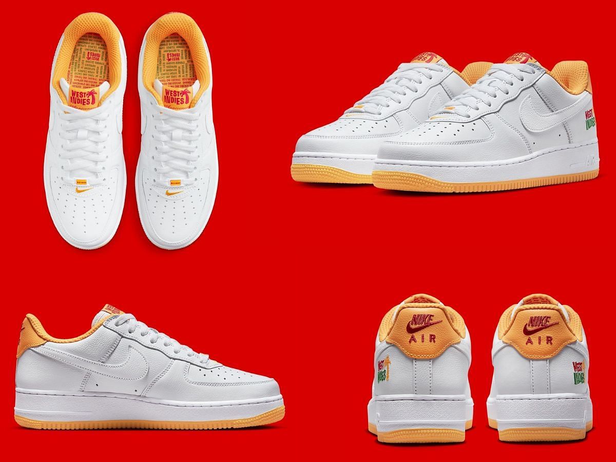 Here&#039;s a detailed look at the upcoming Nike Air Force 1 Low shoes (Image via Sportskeeda)