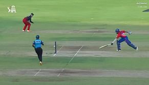 [WATCH] Impact sub Anuj Rawat's stunning direct hit sends Prithvi Shaw to the pavilion for a 2-ball duck in RCB vs DC IPL 2023 clash