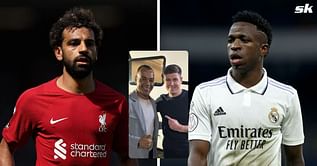 Steven Gerrard and Cafu pick their favorite between Real Madrid's Vinicius Jr and Liverpool's Mo Salah