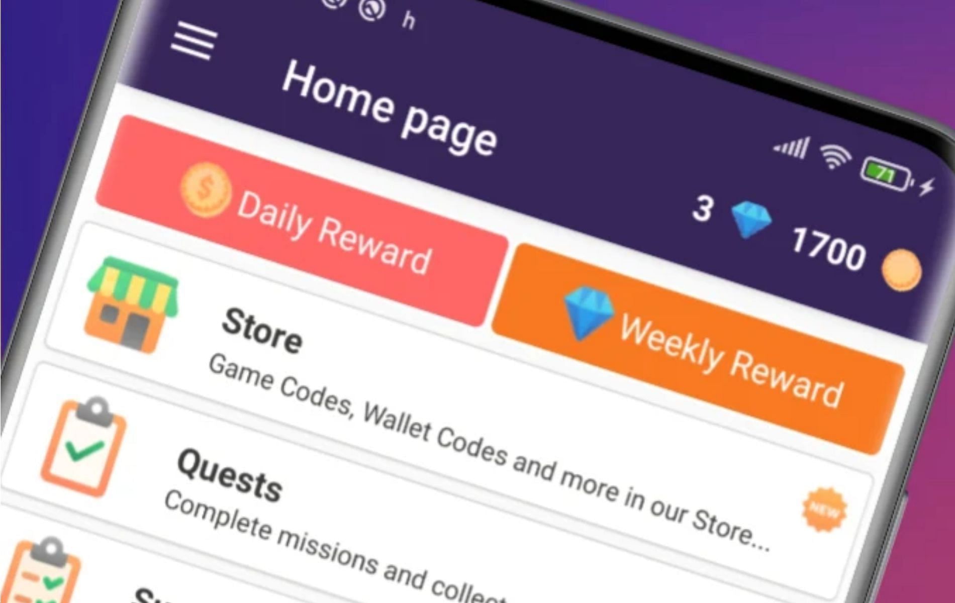 Earn redeem codes of your favorite games through Easy Code (Image via Google Play Store)