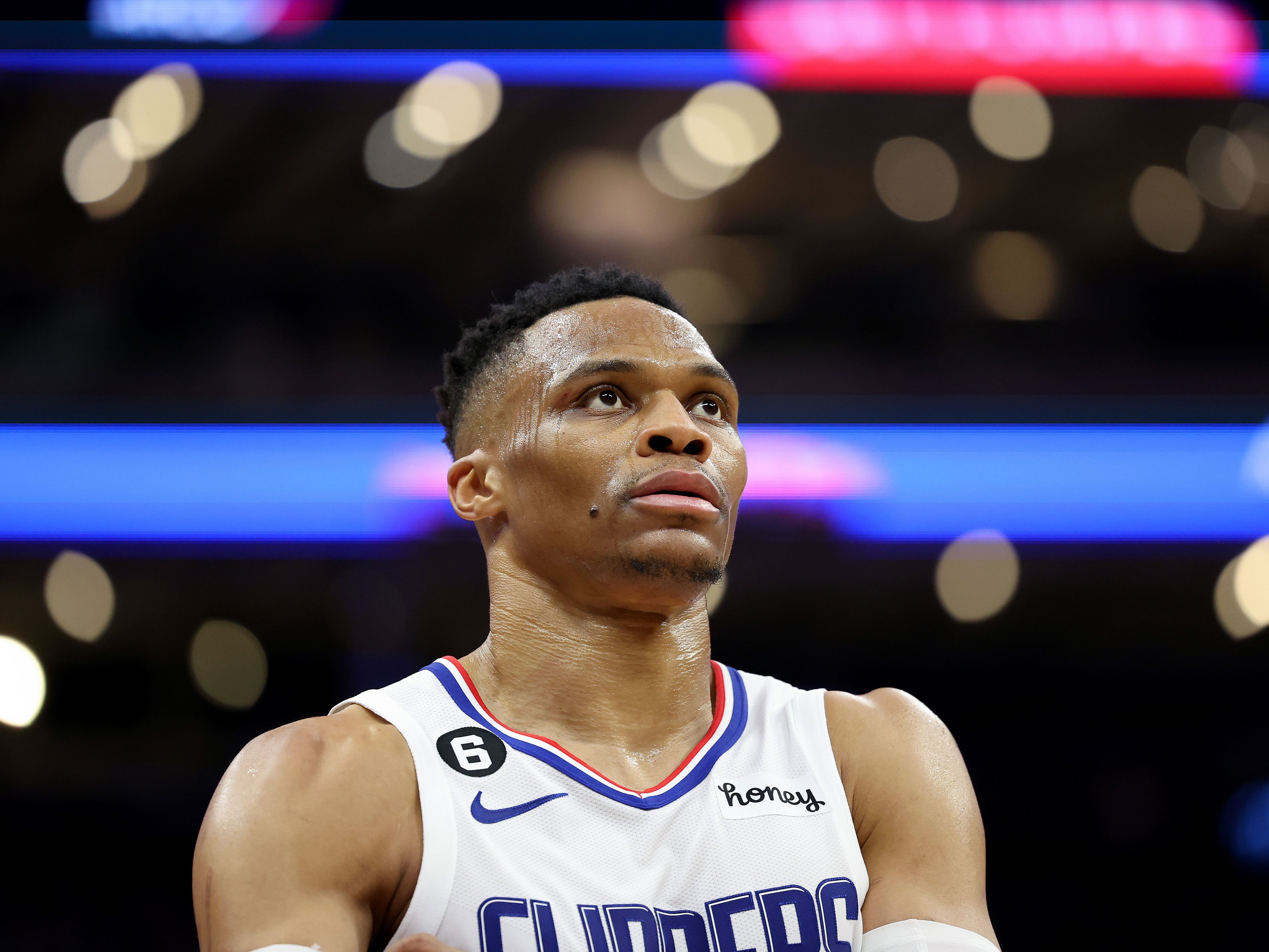 LA Clippers point guard Russell Westbrook 