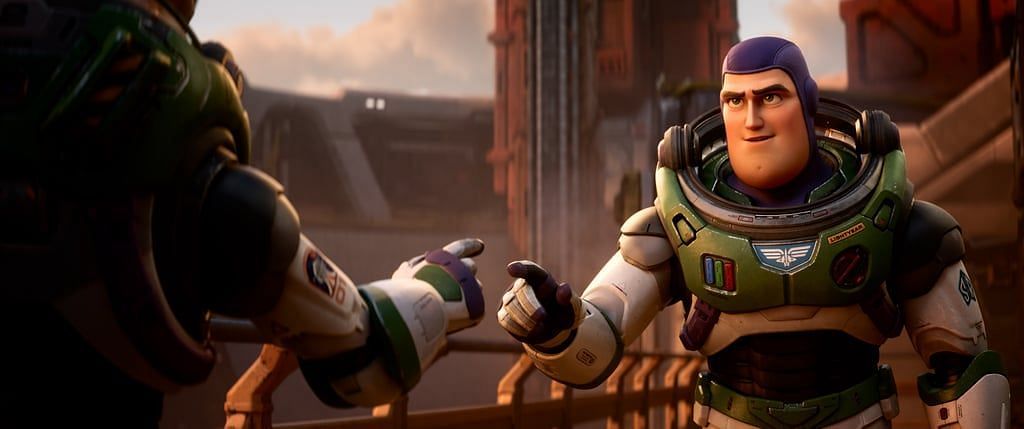 Chris Evans as Buzz Lightyear (Image via Pixar)