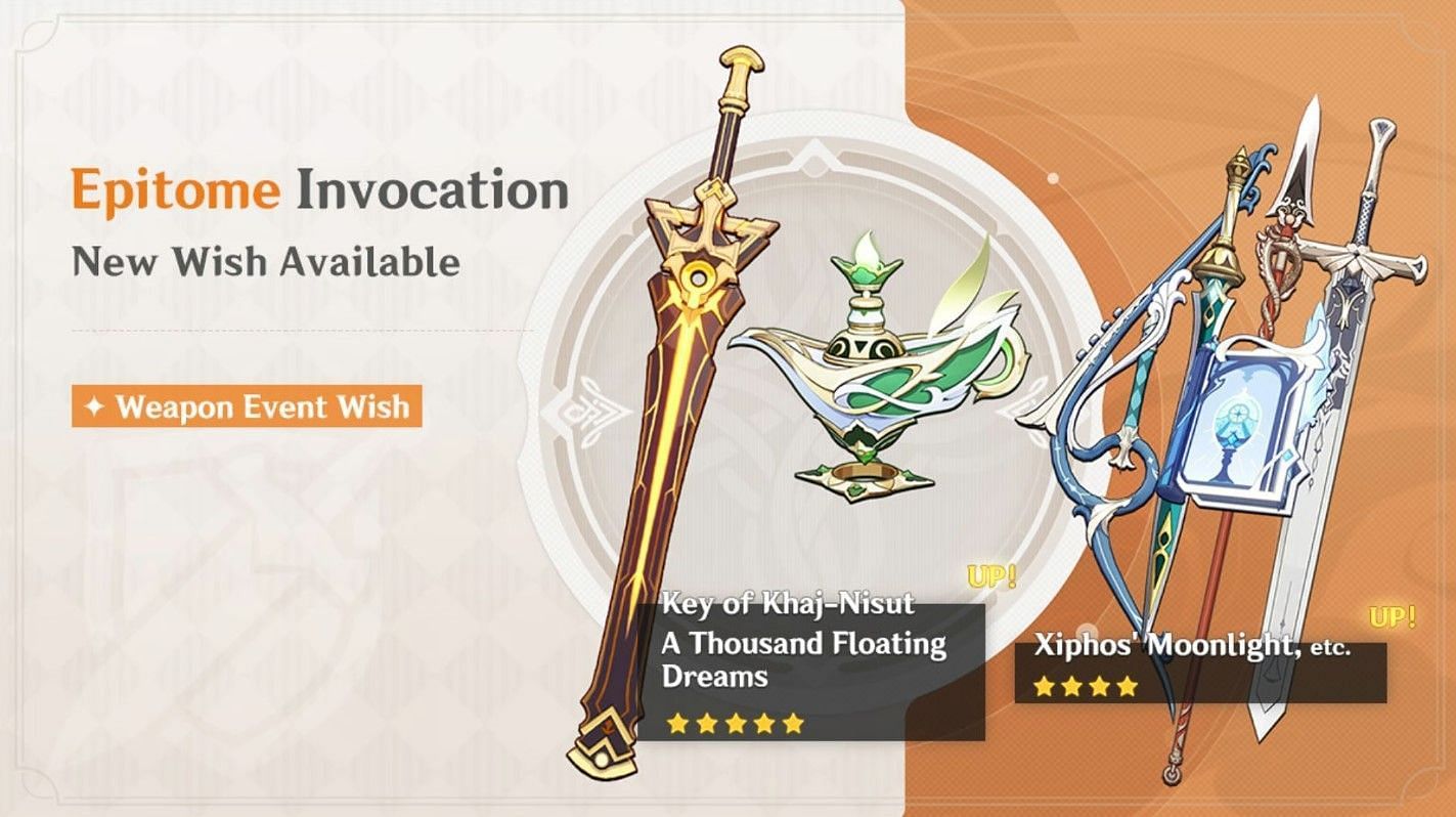 Phase 1 weapon banner (Image via HoYoverse)