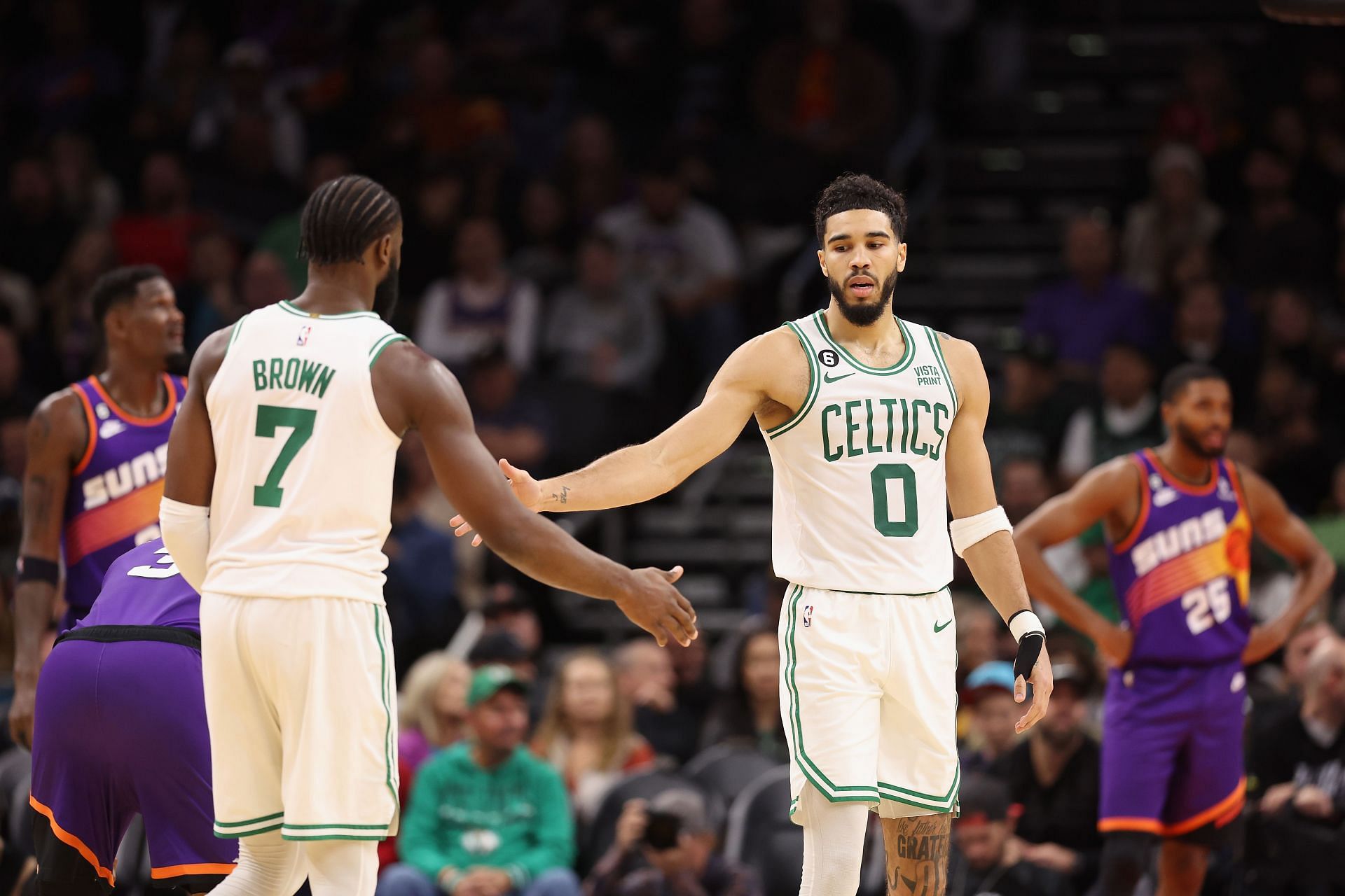 Jaylen Brown and Jayson Tatum