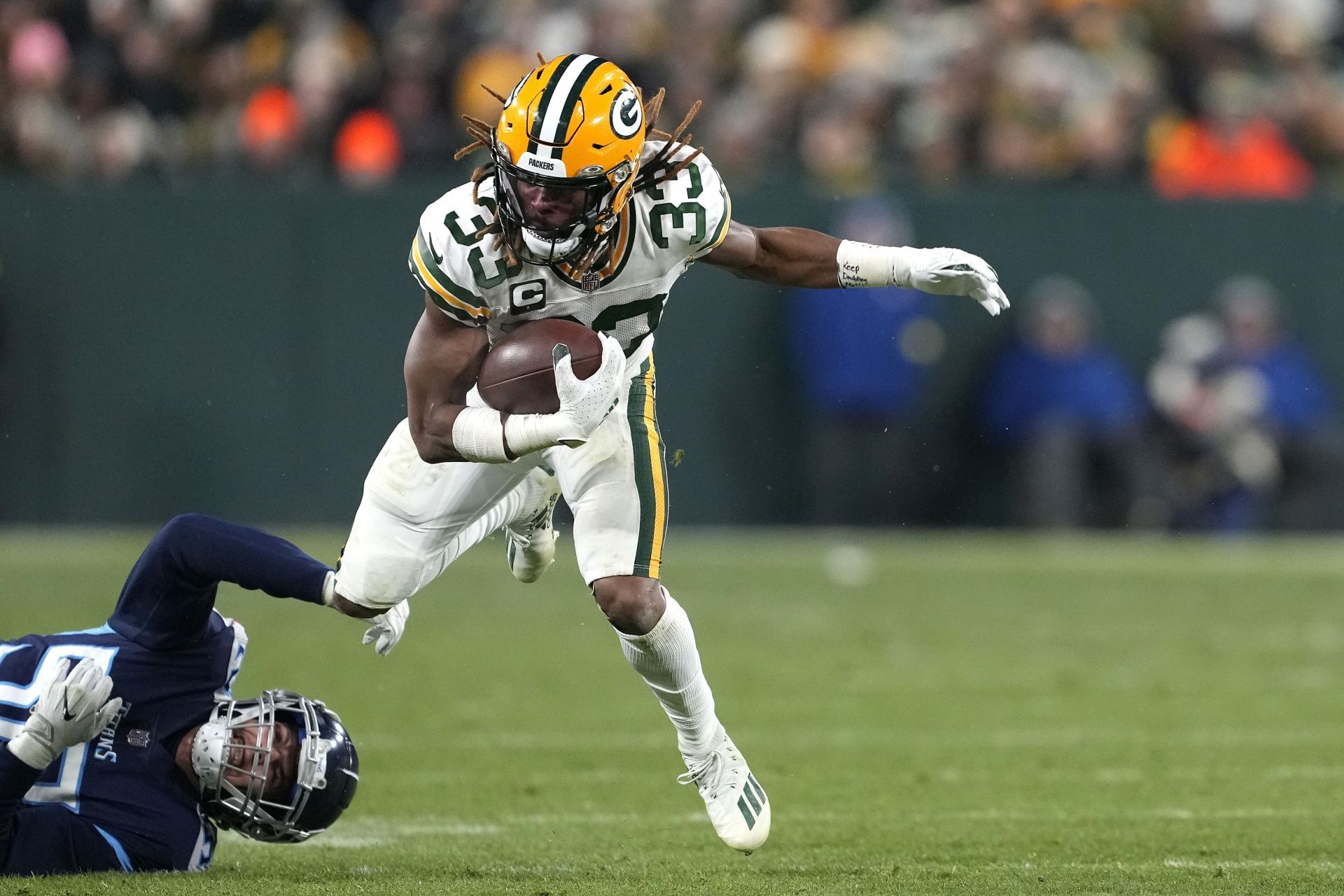 Aaron Jones will benefit from the Aaron Rodgers deal