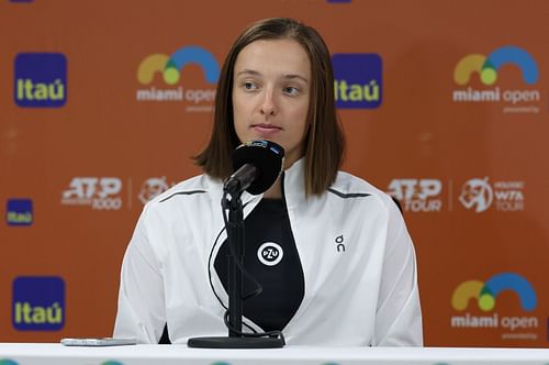 Iga Swiatek at the 2023 Miami Open