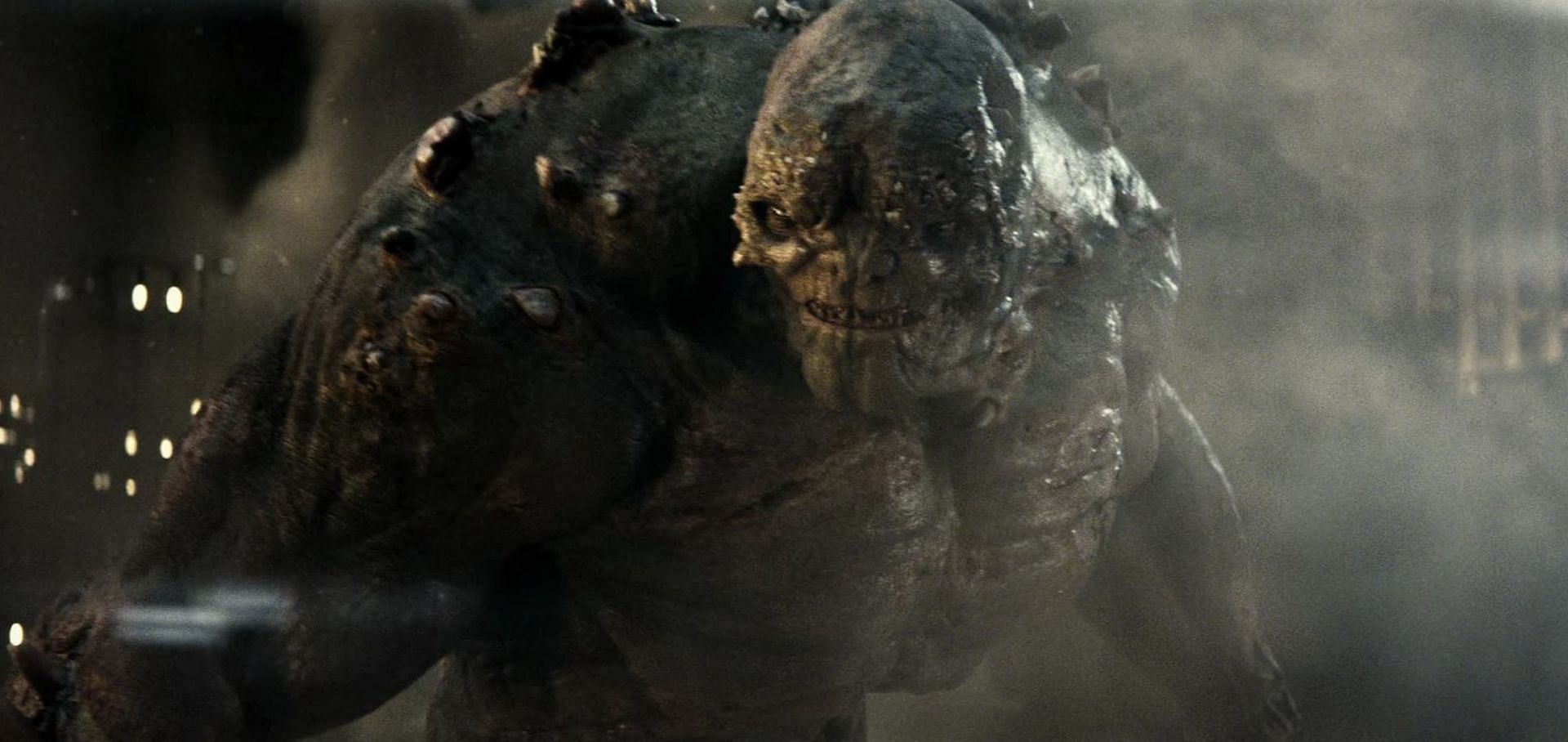 Doomsday had an impressive design, but the CGI used to create him looked cheap and unpolished (Image via Warner Bros)