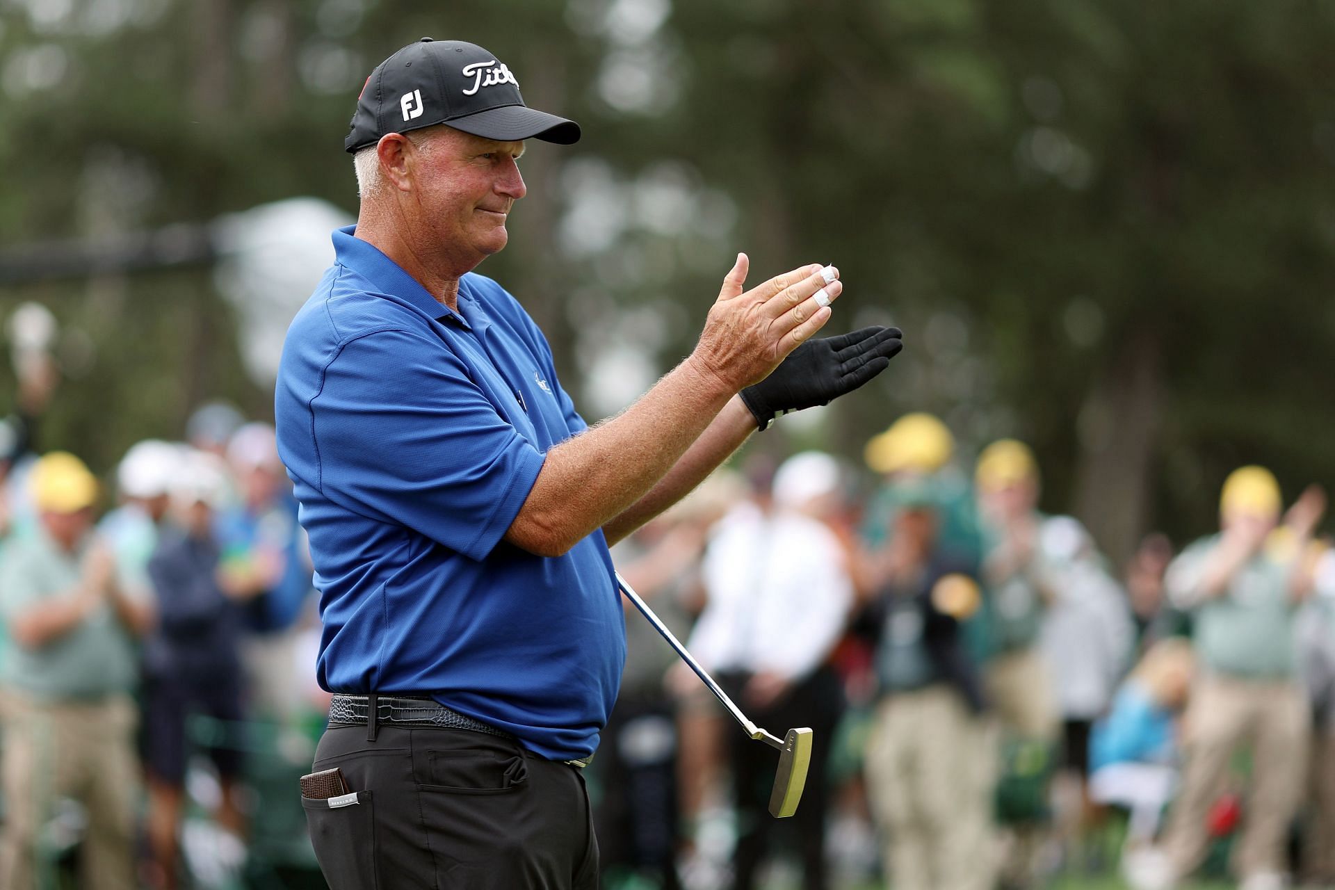 Sandy Lyle, still from the Masters - Round Two (Image via Getty)