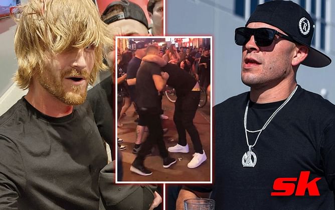 Logan Paul lookalike threatens Nate Diaz after getting choked out, shows off bloodied head injury