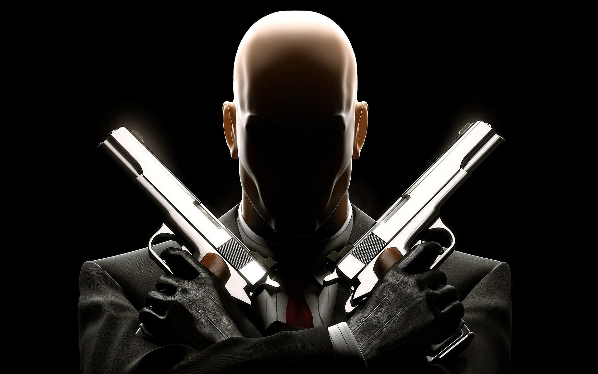 The Silverballers in the hands of Agent 47 (Image via IO Interactive)