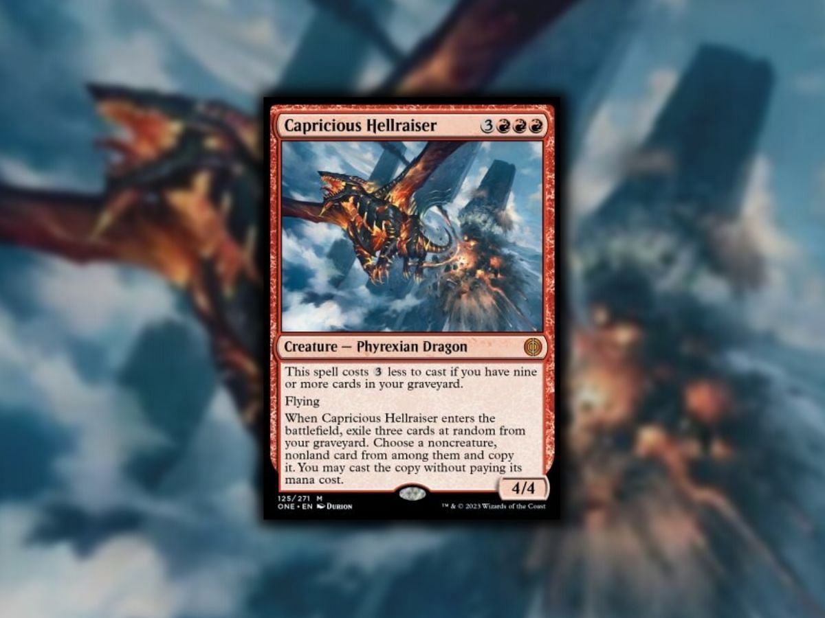 Capricious Hellraiser in Magic: The Gathering (Image via Wizards of the Coast)