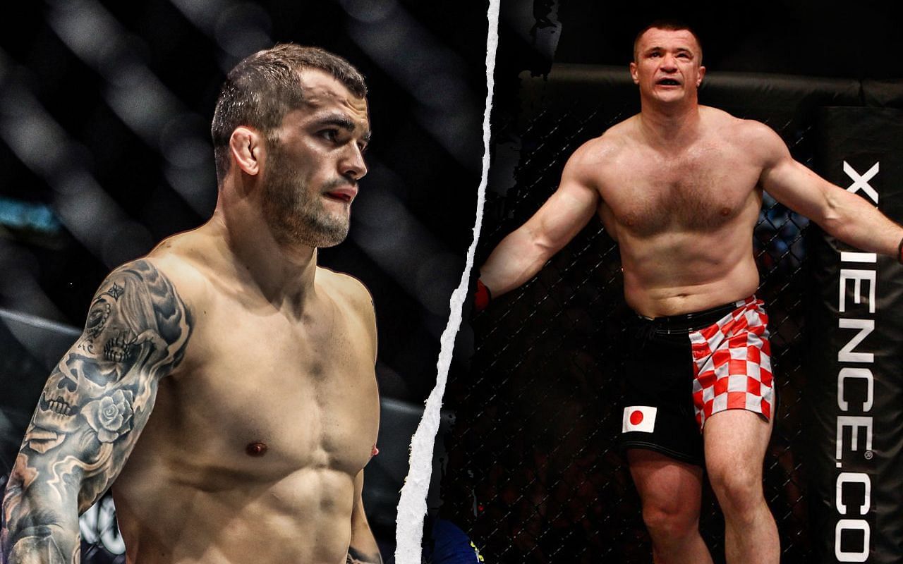 Roberto Soldic (Left) was inspired by Mirko Cro Cop (Right)