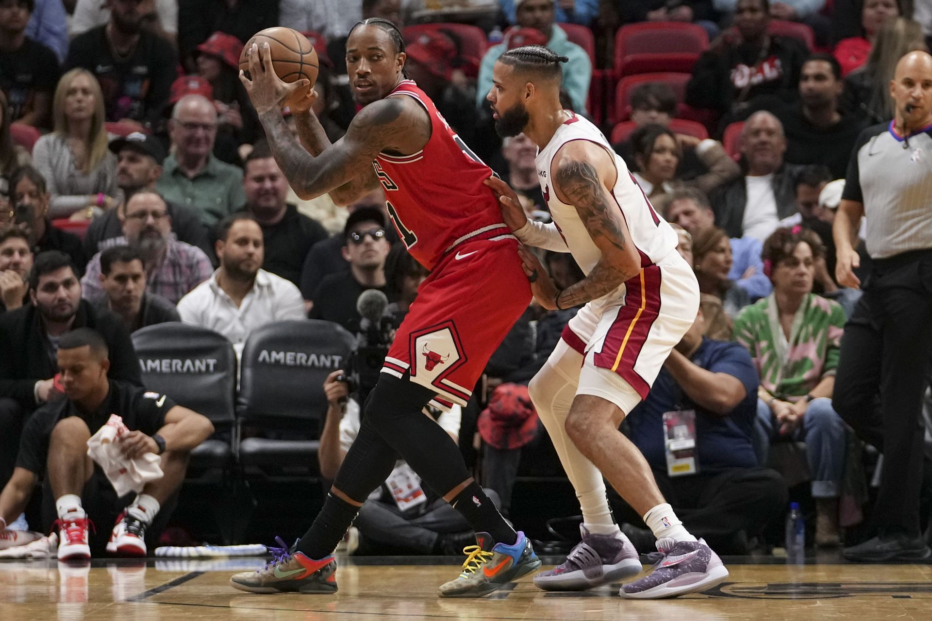 DeMar DeRozan against the Miami Heat.