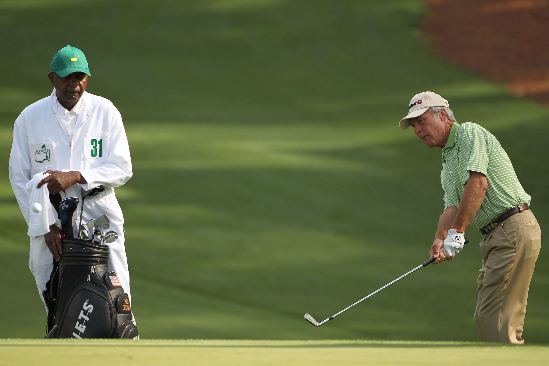 Crenshaw and Jackson at The 2010 Masters - Preview Day 3